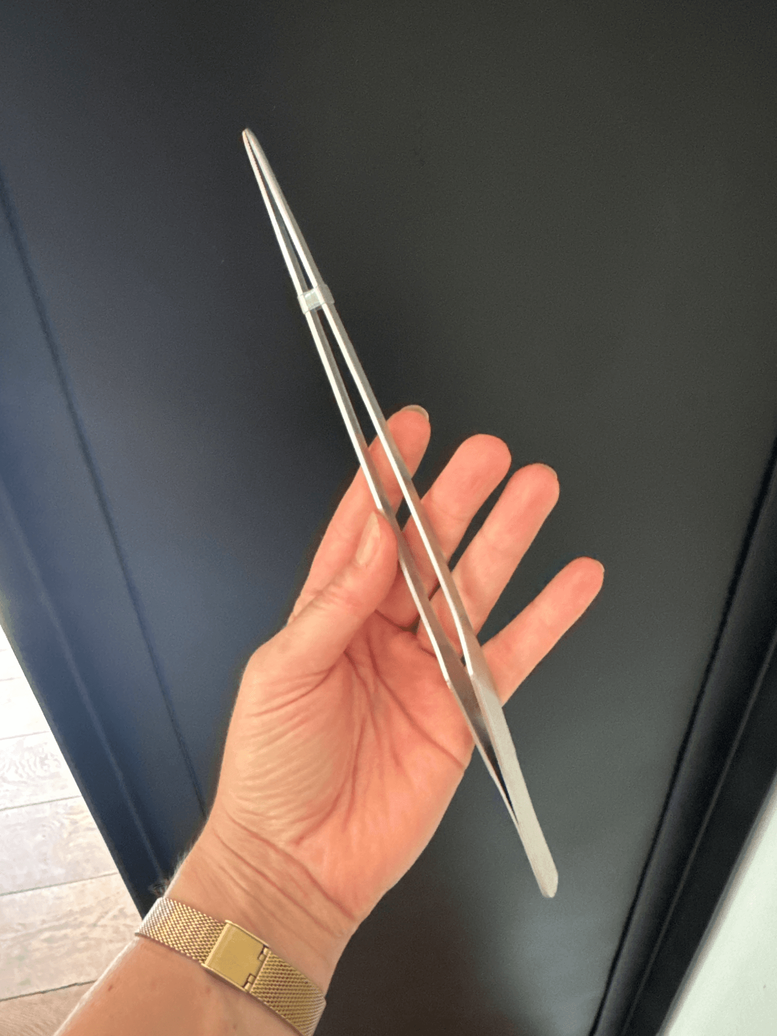 Lange pincet voor detectie