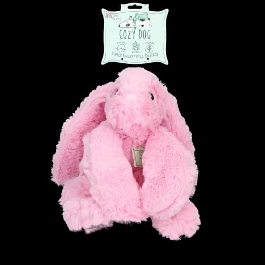 Cozy dog bunny comfort knuffel roze