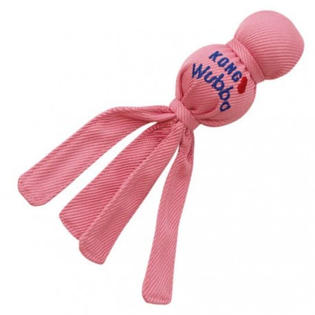 Kong wubba puppy roze en blauw