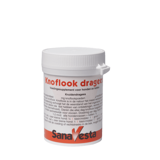 Knoflook dragees voor hond en kat